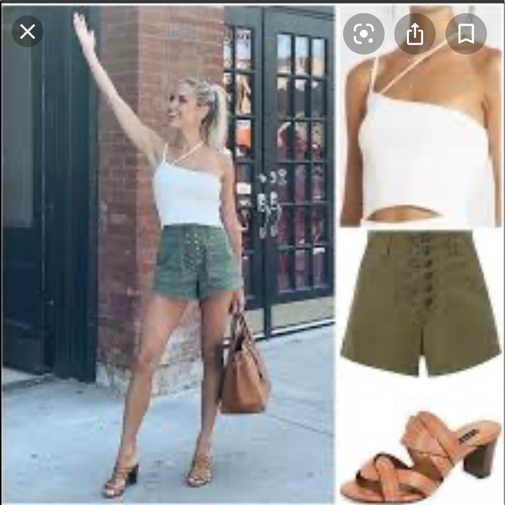 Marissa Webb high rise shorts